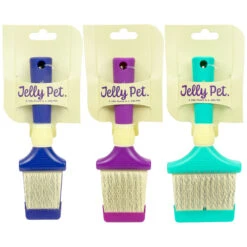 Jelly Pet Double-Sided Flexible Slicker Brush