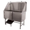 Paw Brothers Stainless Steel Tub 48" With Left Ramp -Andis shop PBP89715 Left 66492.1663180343