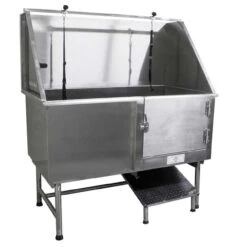 Paw Brothers Stainless Steel Tub 48" With Right Ramp
